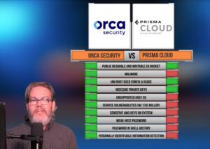 First comparison table of Orca Security Cloud Punch Out: Palo Alto Prisma Cloud Compared to Orca Security showed that agent based runtime protection may not be as secure as expected.